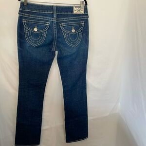 True religion blue jeans size 29 Billy cut straight leg